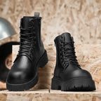 Apex Leather Combat Boots