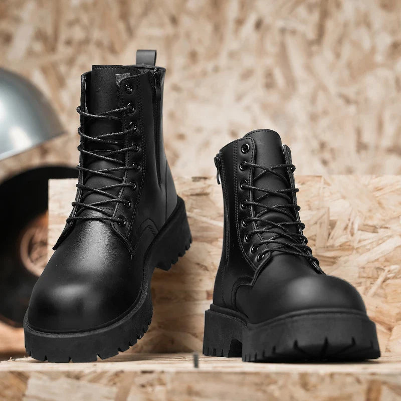 Apex Leather Combat Boots