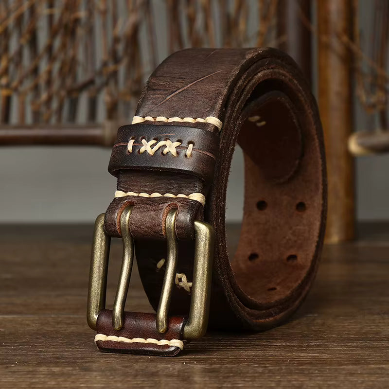 Premium Brass Buckle Belt