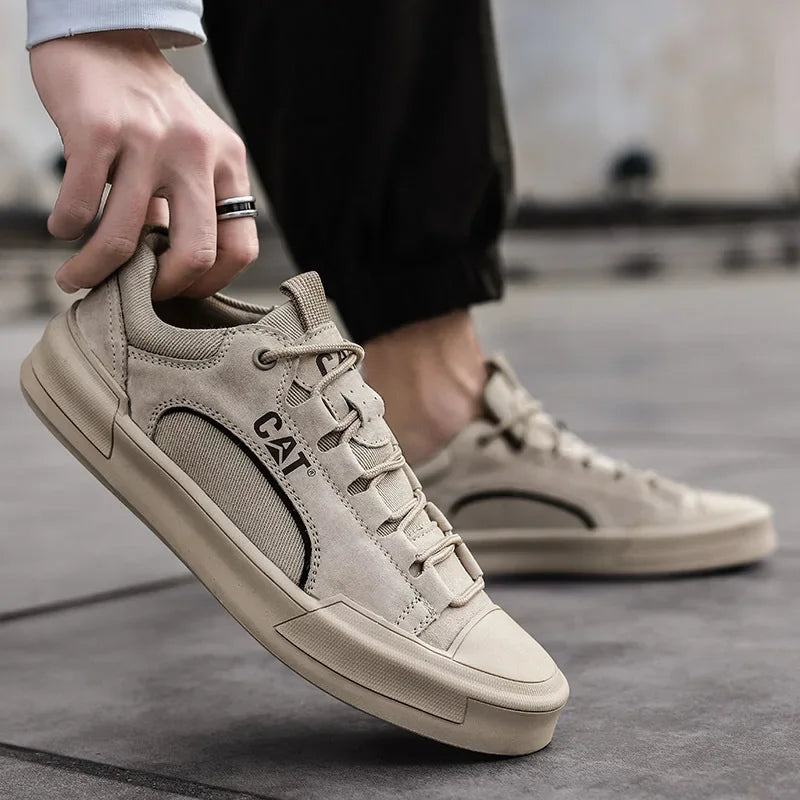 UrbanEdge Leather Sneakers