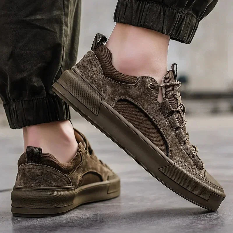 UrbanEdge Leather Sneakers