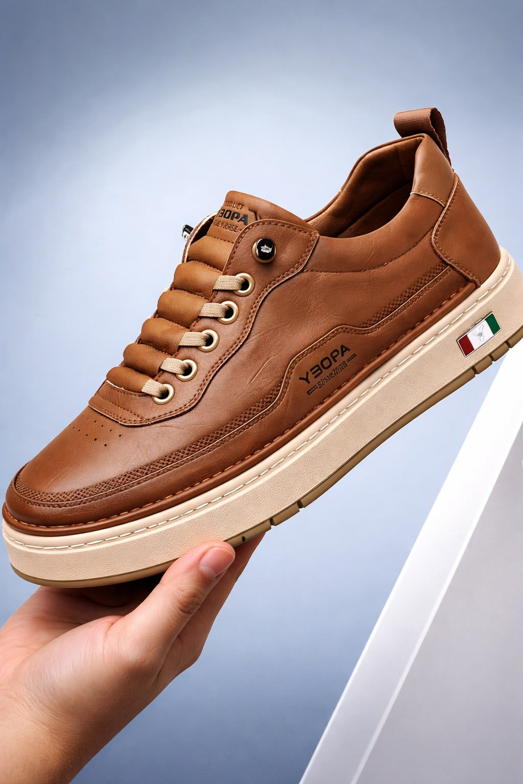 Leather Soft-Sole Shoes