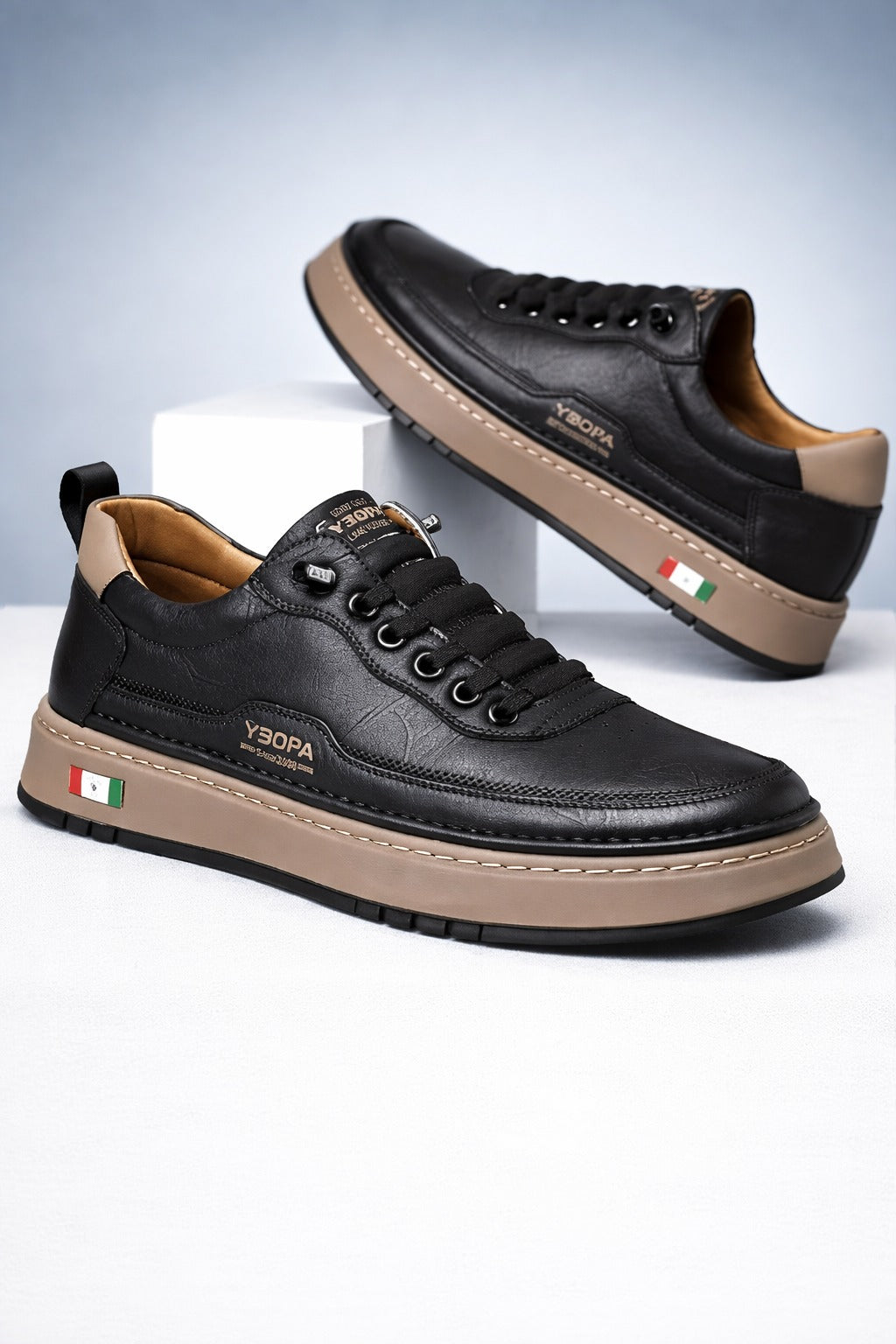 Leather Soft-Sole Shoes