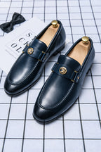 Pointed-Toe Business Loafers