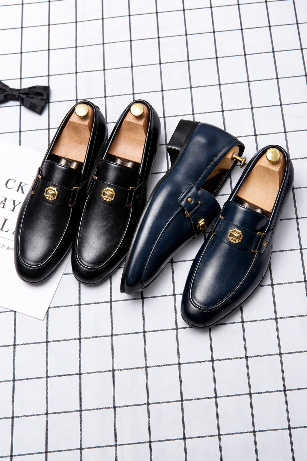 Pointed-Toe Business Loafers