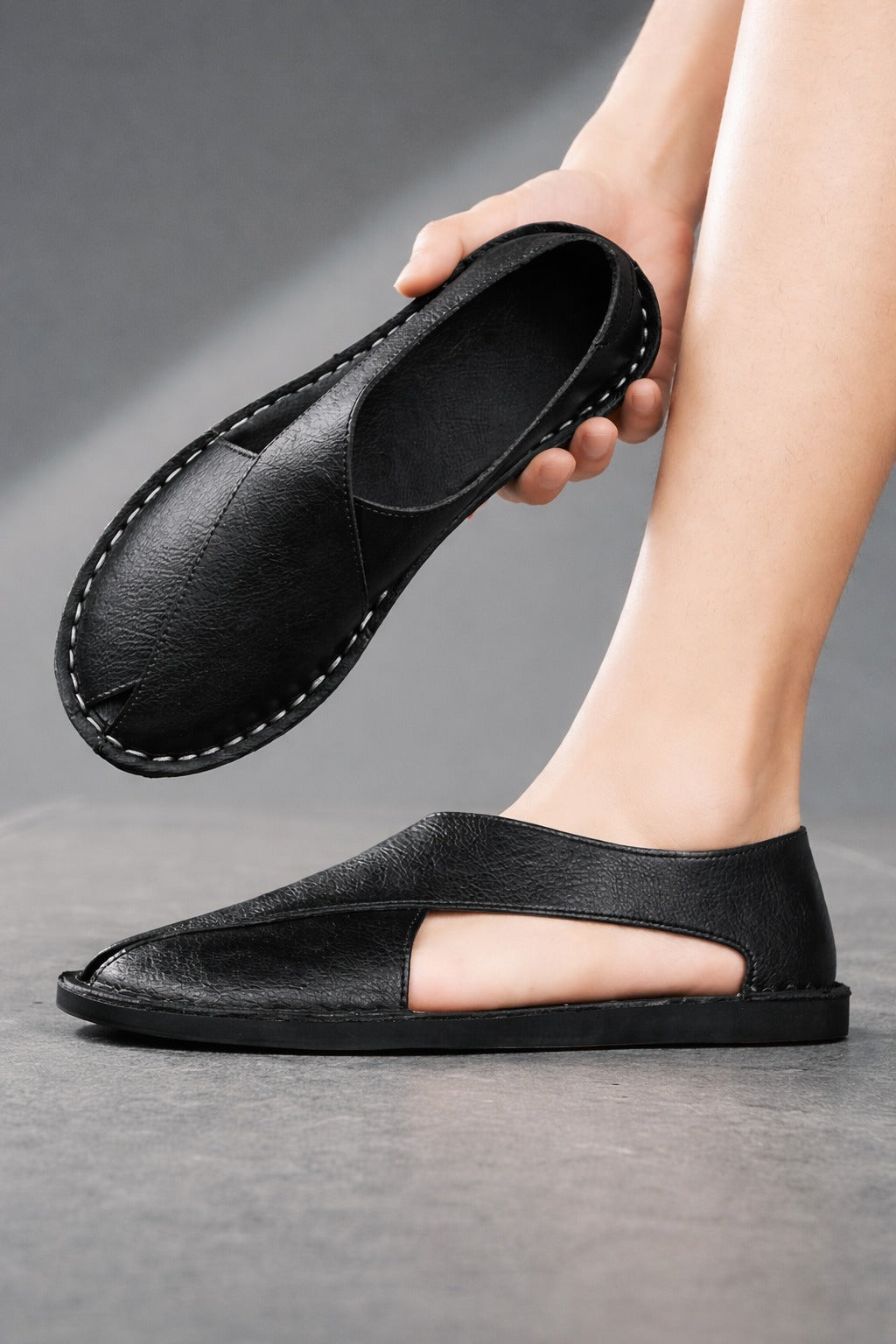 Leather Summer Beach Sandals