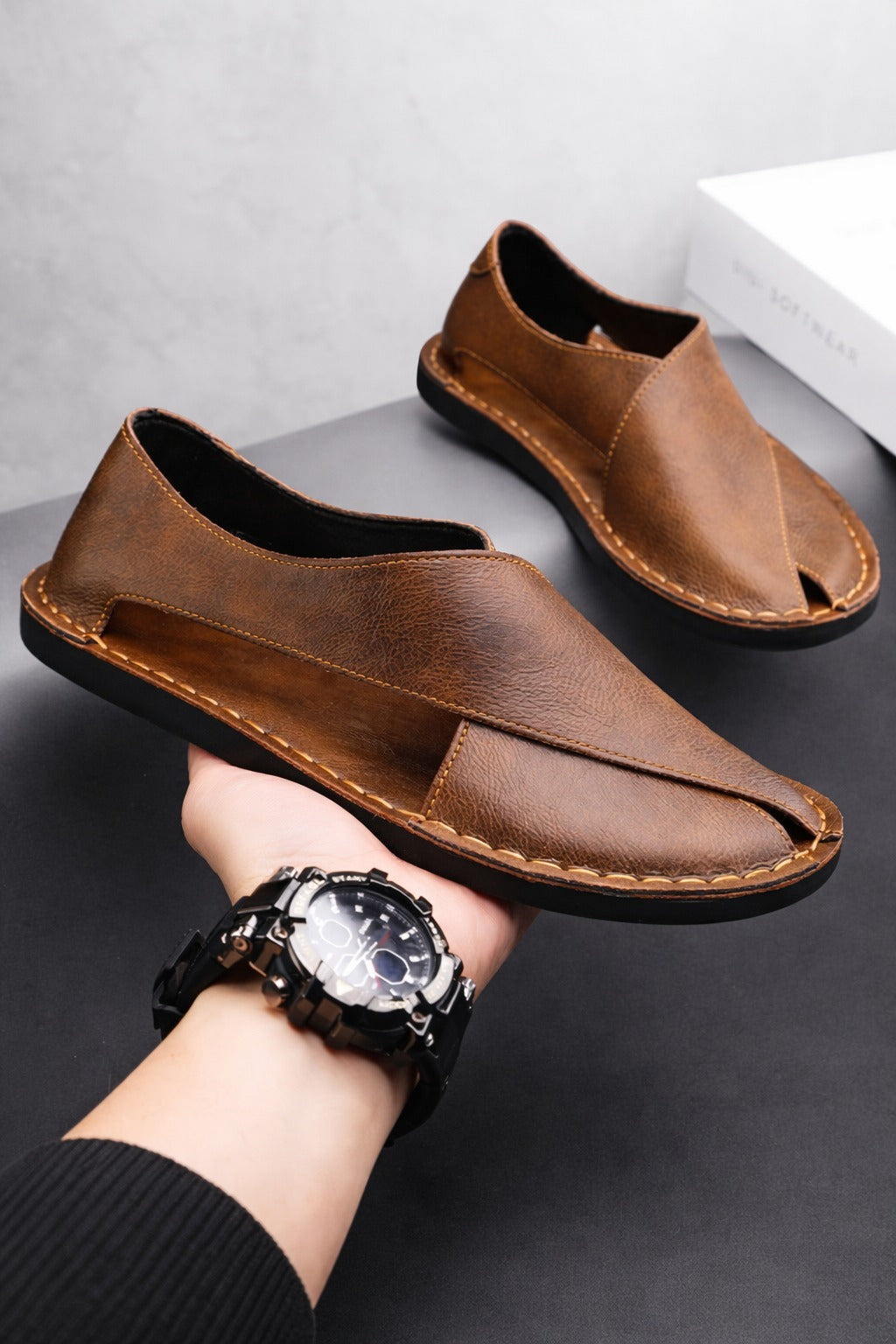 Leather Summer Beach Sandals