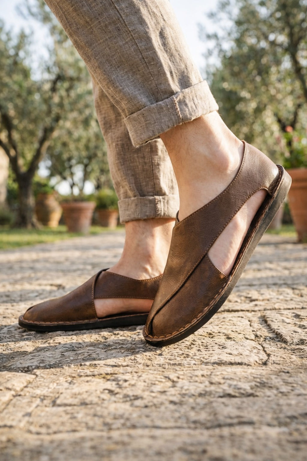 Leather Summer Beach Sandals