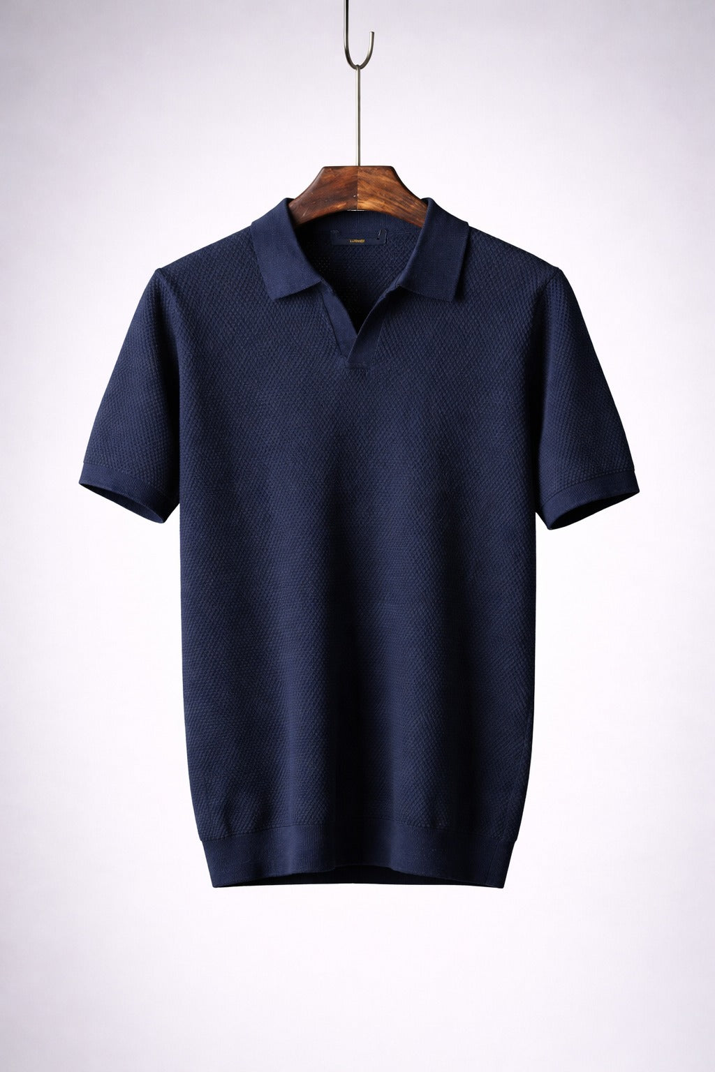 Cotton Knit Polo Shirt