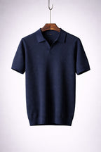 Cotton Knit Polo Shirt