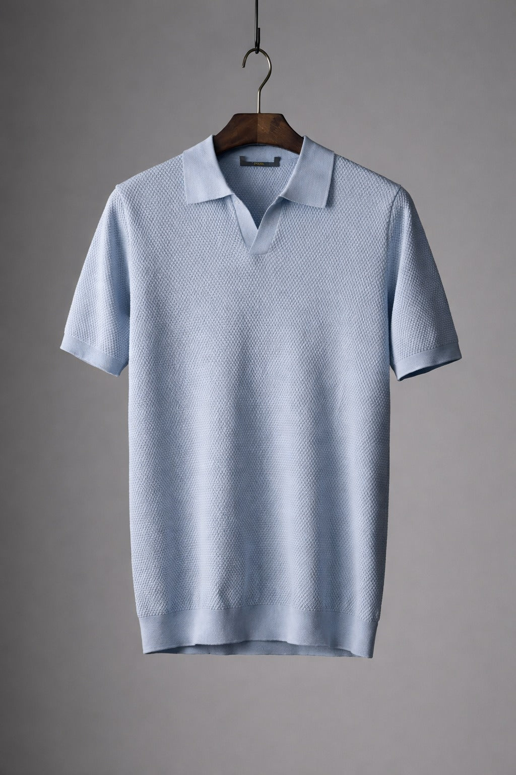 Cotton Knit Polo Shirt
