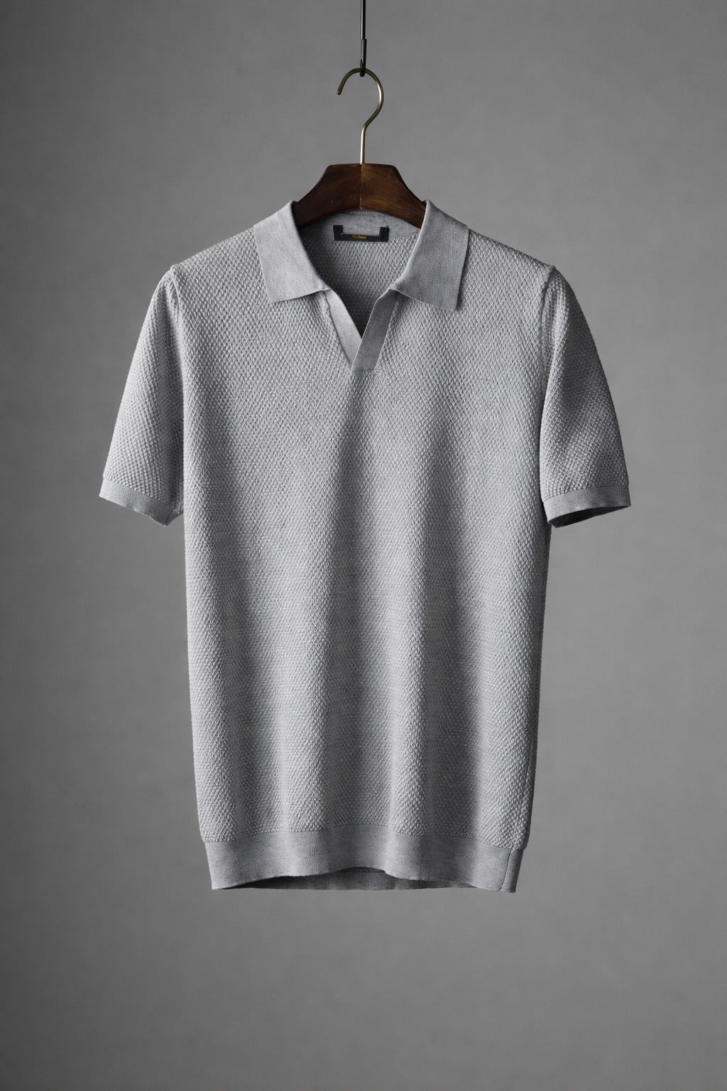 Cotton Knit Polo Shirt