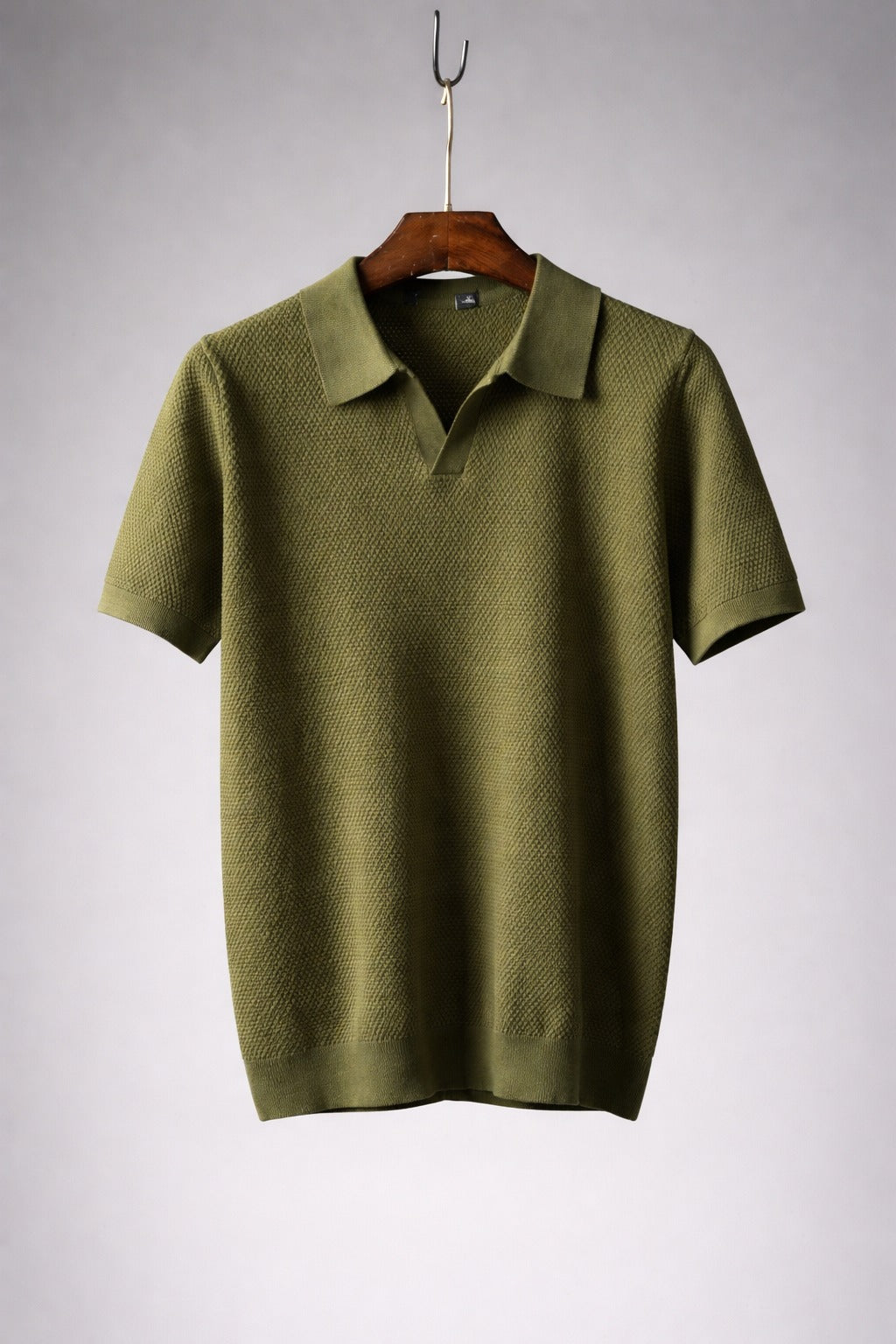 Cotton Knit Polo Shirt