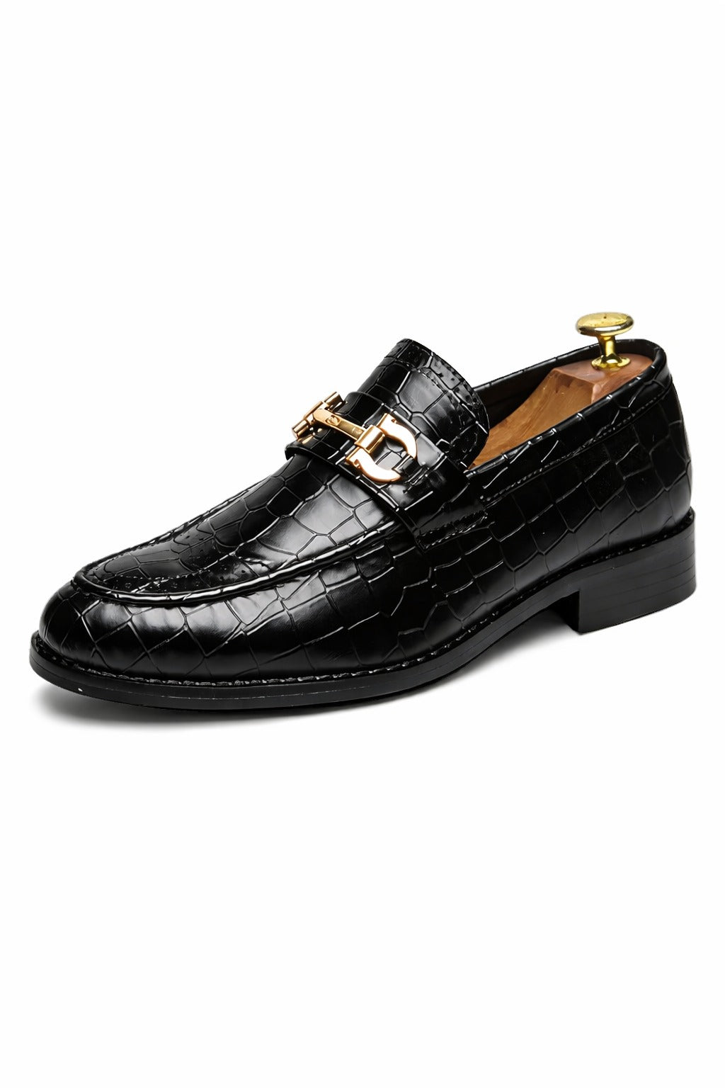 Patent Leather Slip-On Loafers