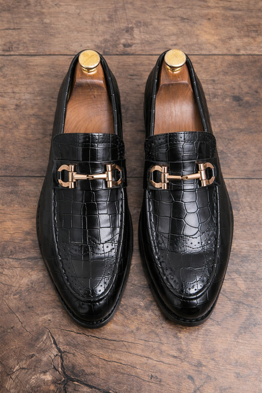 Patent Leather Slip-On Loafers
