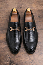 Patent Leather Slip-On Loafers