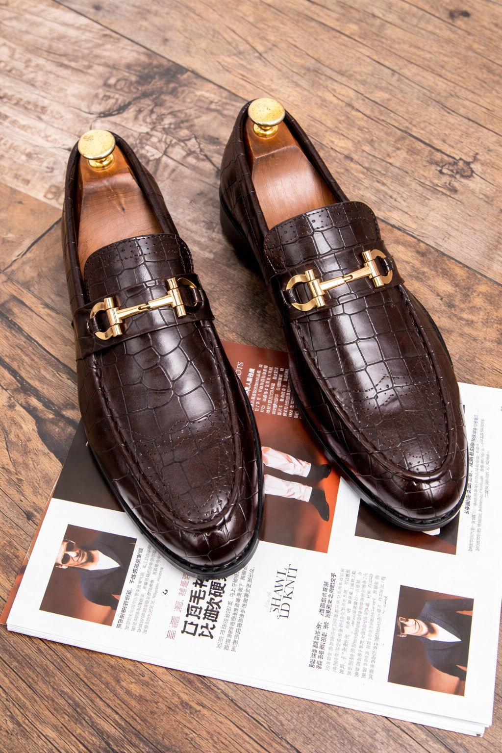 Patent Leather Slip-On Loafers