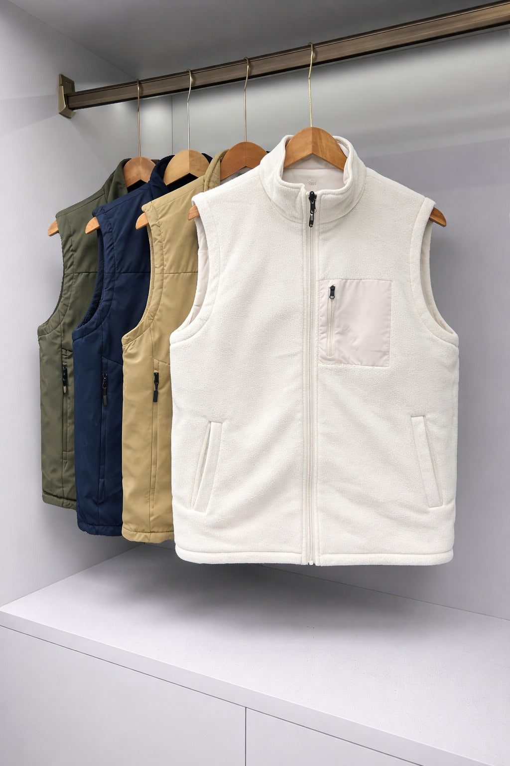 Double-Sided Fleece Vest