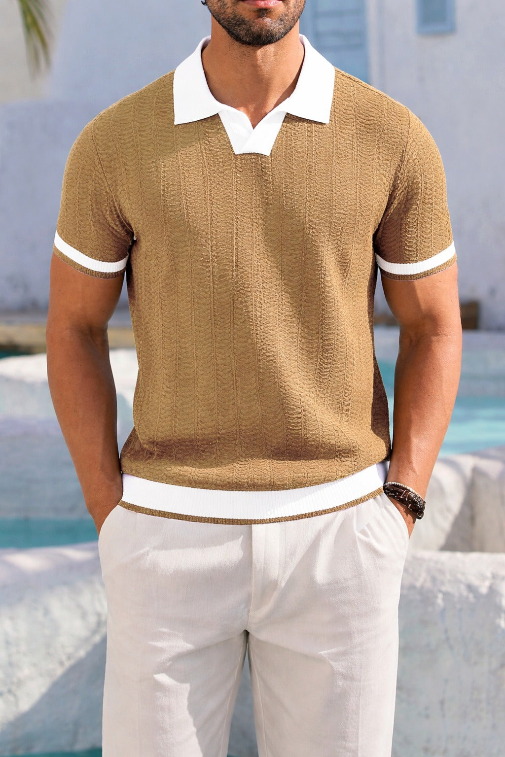 Vintage Patchwork Polo