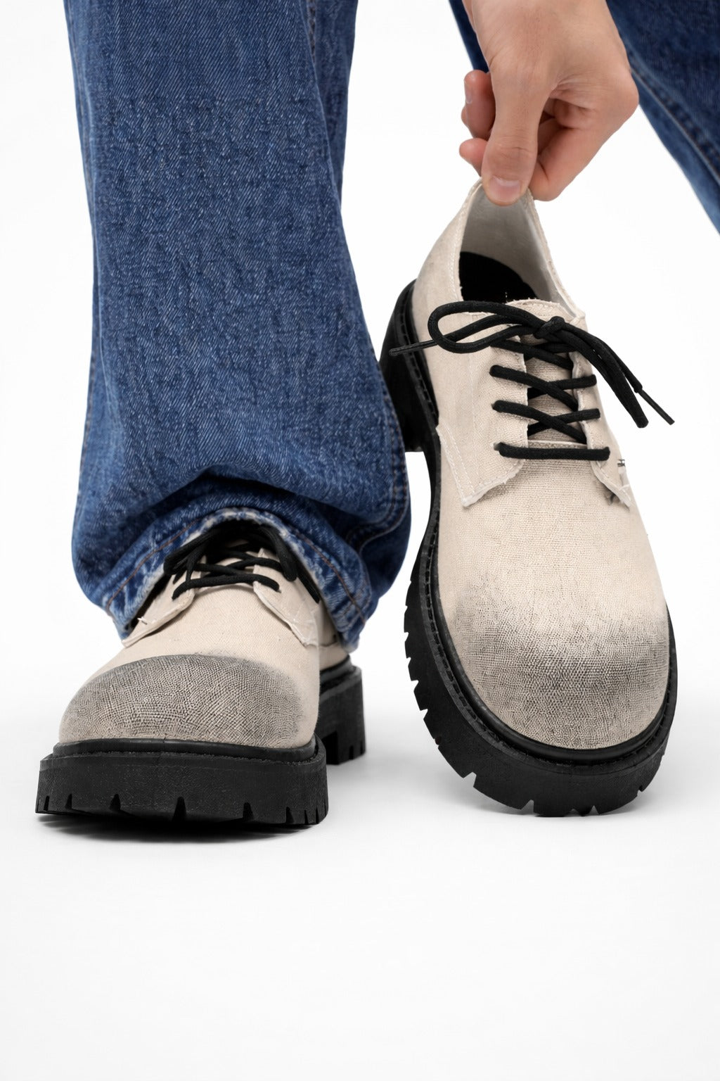Chunky Platform Derby Sneakers