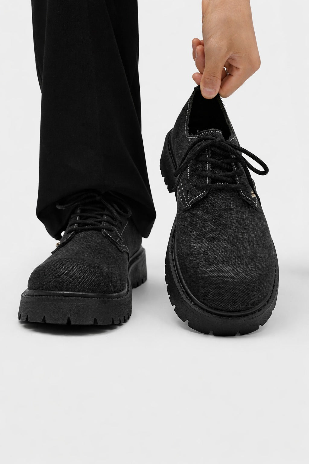 Chunky Platform Derby Sneakers