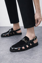 Minimalist Low-Heel Sandals