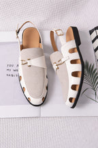 Minimalist Low-Heel Sandals
