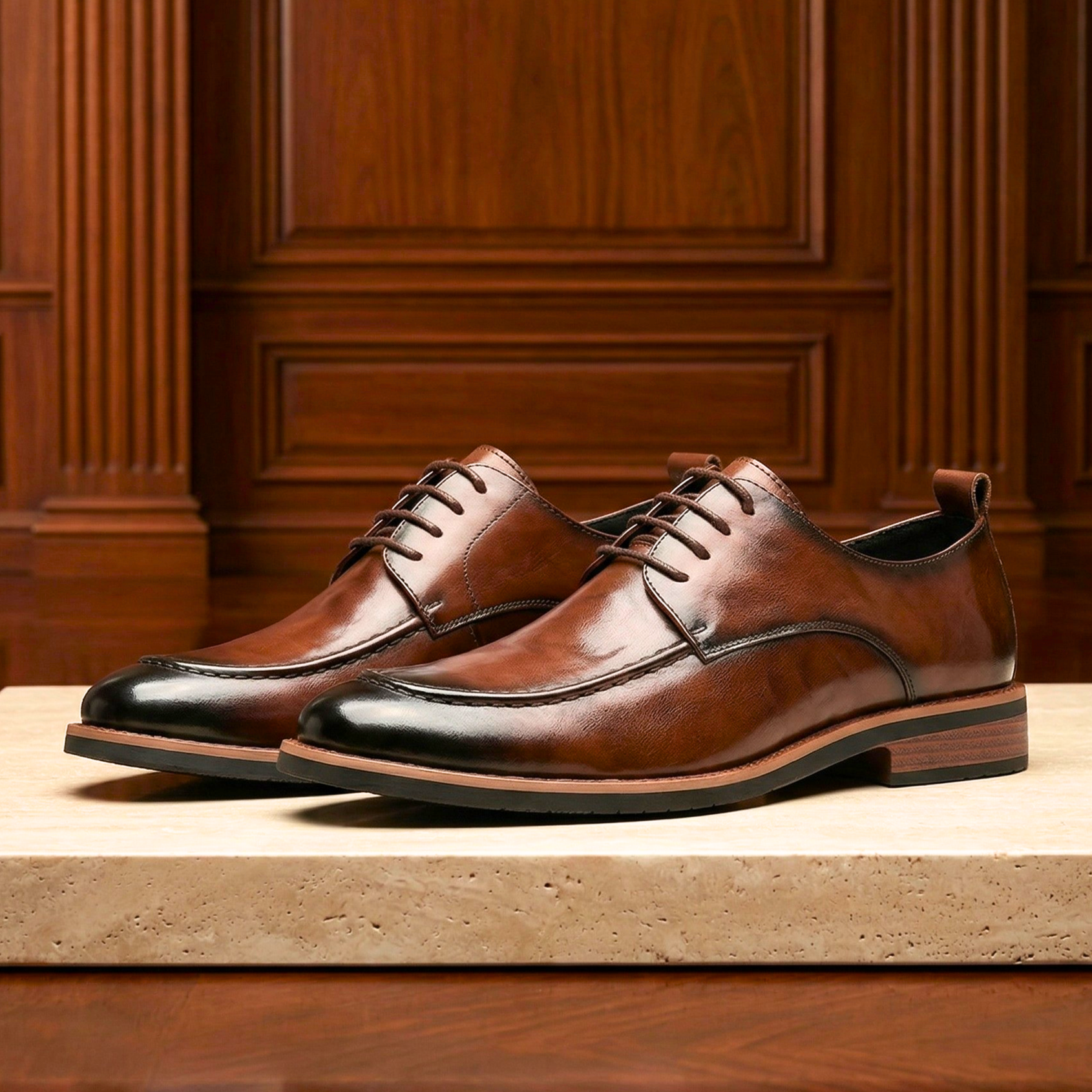 Ashford Burnished Leather Shoes
