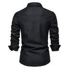 AdaptiveFit Cotton Denim Shirt