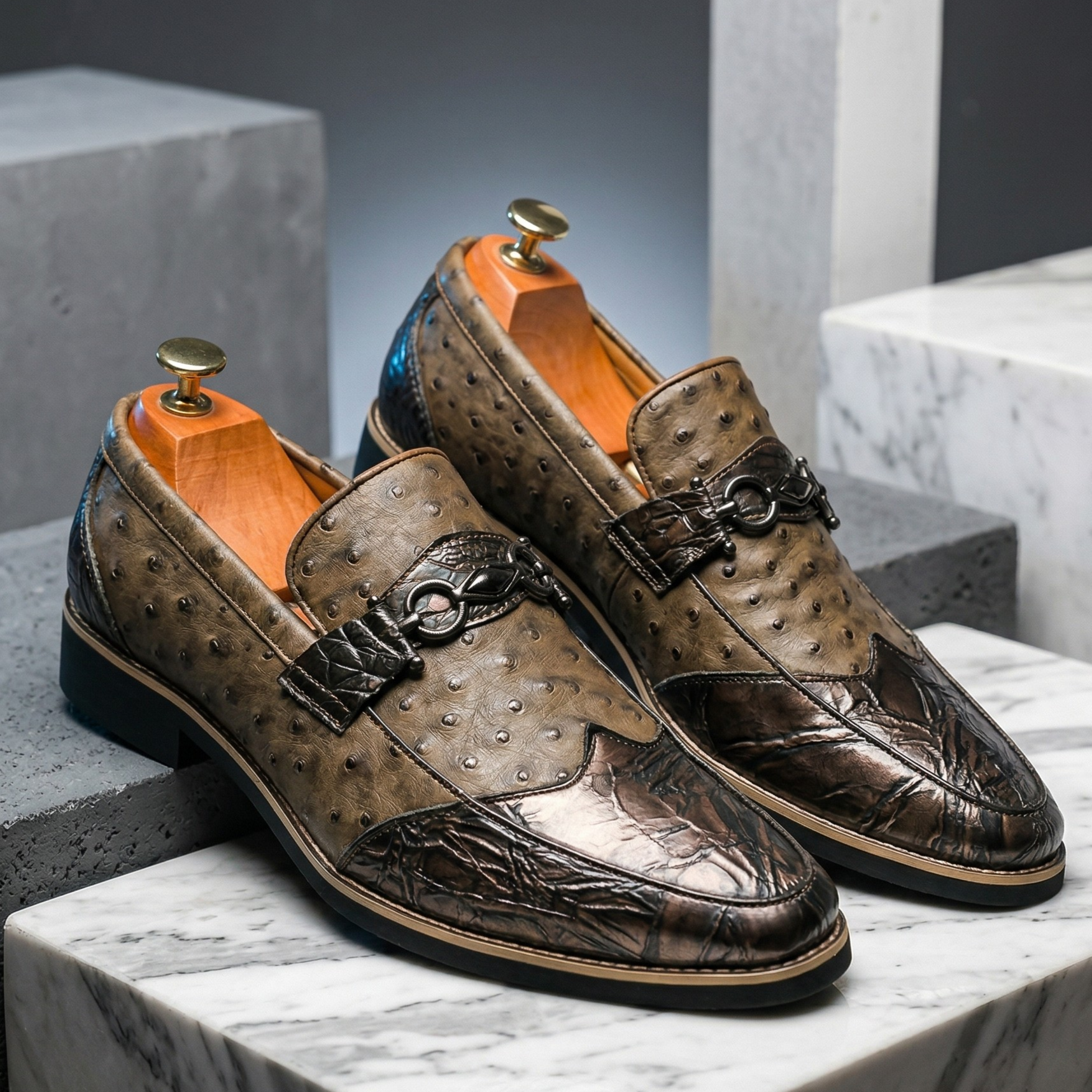 Alessio Genuine Leather Loafers