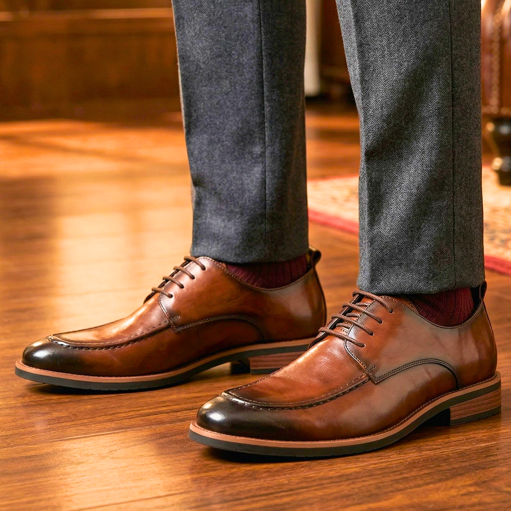 Ashford Burnished Leather Shoes