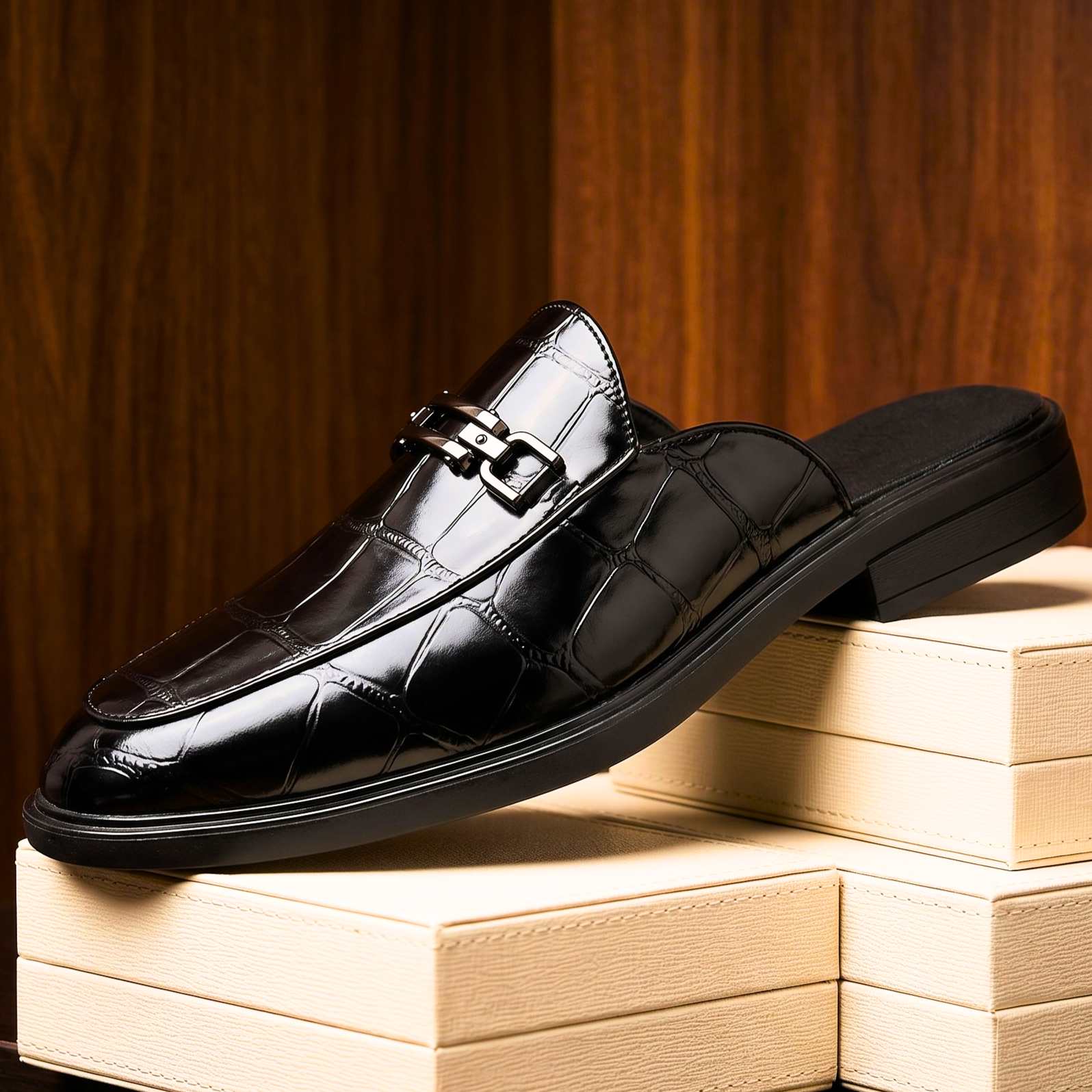 Alexander Leather Mules