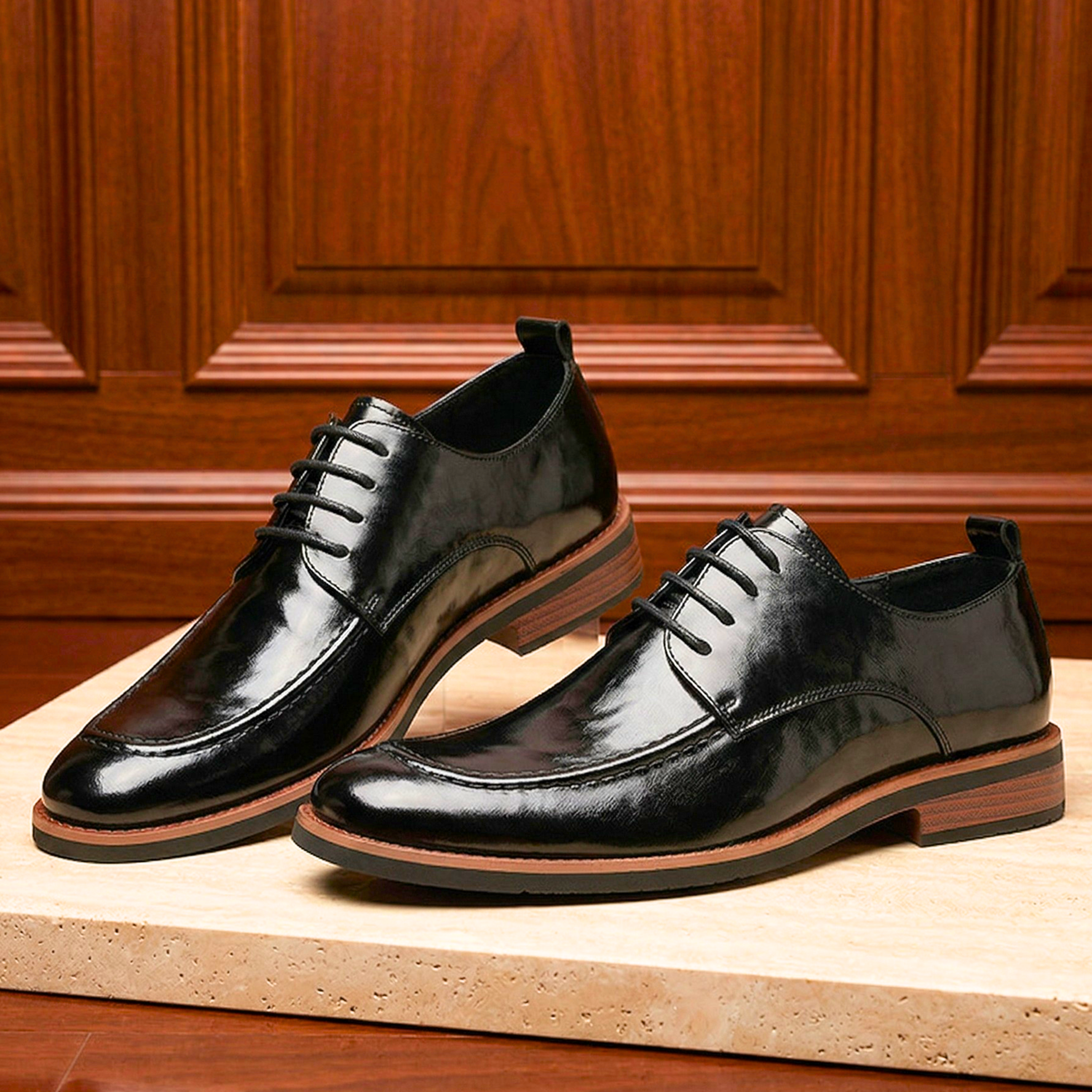 Ashford Burnished Leather Shoes